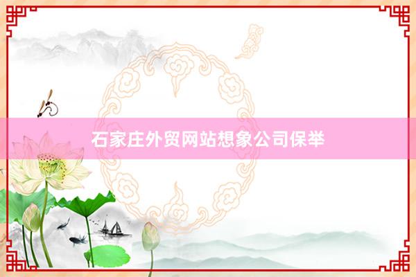 石家庄外贸网站想象公司保举